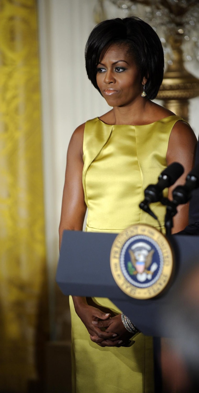 Image: Obamas host Diplomatic Corps Reception in Washington